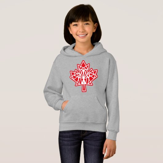 MAPLE MADE WITH TRIANGLES CANADA FLAG BY MASANSER (Voorkant volledig)
