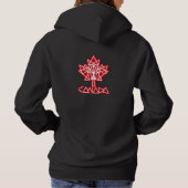 MAPLE MADE WITH TRIANGLES CANADA FLAG BY MASANSER HOODIE (Achterkant)