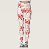 MAPLE MADE WITH TRIANGLES CANADA FLAG BY MASANSER LEGGINGS (Voorkant)