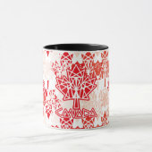 MAPLE MADE WITH TRIANGLES CANADA FLAG BY MASANSER MOK (Midden)