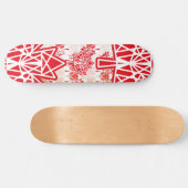 MAPLE MADE WITH TRIANGLES CANADA FLAG BY MASANSER PERSOONLIJK SKATEBOARD (Horizontaal)