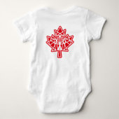 MAPLE MADE WITH TRIANGLES CANADA FLAG BY MASANSER ROMPER (Achterkant)