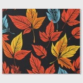 Maple Magic: Autumn Leaf Design Cadeaupapier (Vlak)
