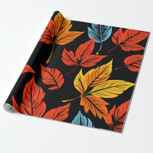 Maple Magic: Autumn Leaf Design Cadeaupapier