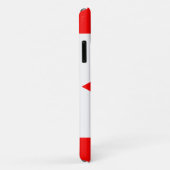 Maple Majesty: Telefoonhoesje onder Canadese vlag Case-Mate iPhone Case (Achterkant/rechts)