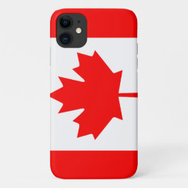 Maple Majesty: Telefoonhoesje onder Canadese vlag Case-Mate iPhone Case