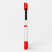 Maple Majesty: Telefoonhoesje onder Canadese vlag Case-Mate iPhone Case (Achterkant/links)