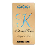 Maple Monogram Tan Brown Etiket (Voorkant)