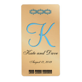 Maple Monogram Tan Brown Etiket