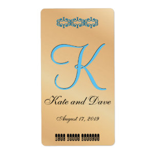 Maple Monogram Tan Brown Etiket