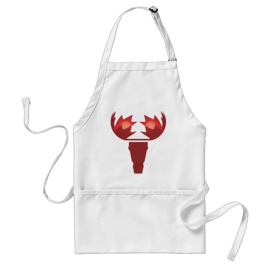 Maple Moose Apron Standaard Schort (Voorkant)