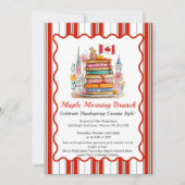 Maple Morning Brunch | 3D poppenhuis pannenkoek Kaart (Voorkant)