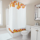 Maple Paar op een Douchegordijn (In situ)