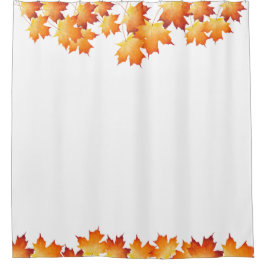 Maple Paar op een Douchegordijn