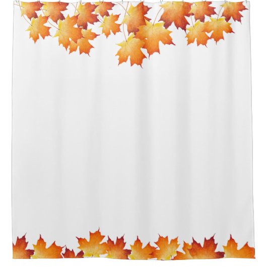 Maple Paar op een Douchegordijn (Voorkant)