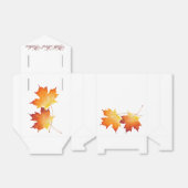 Maple Paar op een Favor Box Bedankdoosjes (Uitgevouwen)