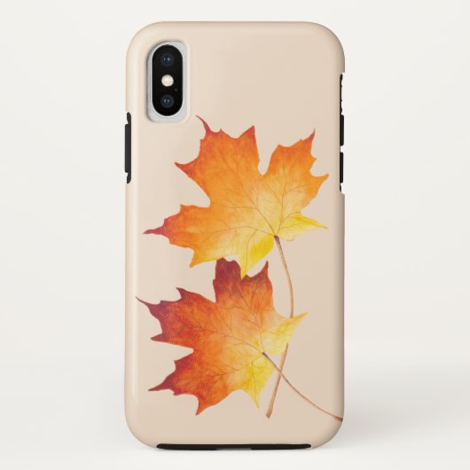 Maple Paar op een iPhone Case (Achterkant)