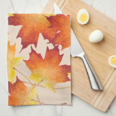 Maple Paar op een Keukenhanddoek (Quarter Fold)