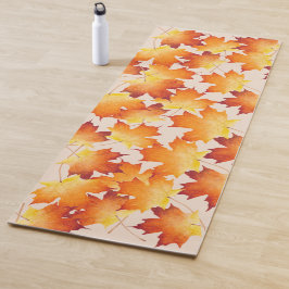 Maple Paar op een Yoga Mat