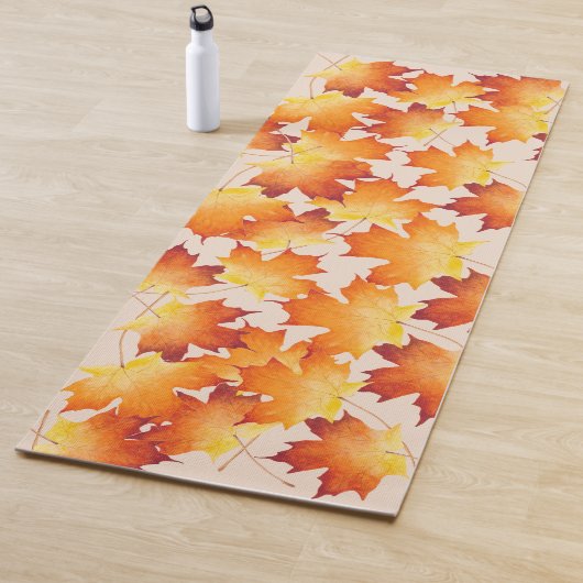 Maple Paar op een Yoga Mat (In situ)