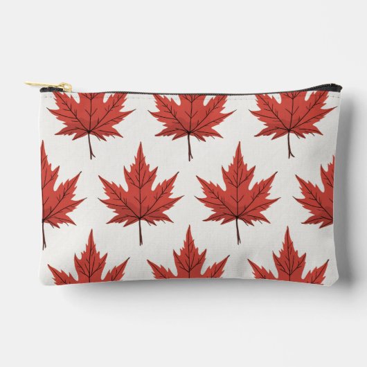 Maple patterned Print Cut Naaizak Etui (Voorkant)