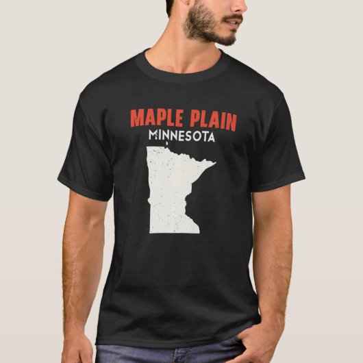 Maple Plain Minnesota USA Travel Min T-shirt (Voorkant)