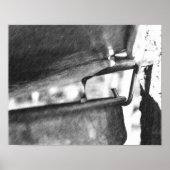 Maple Sap Bucket Black Pencil Poster (Voorkant)