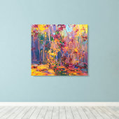 Maple Saplings Oklings | Tom Thomson | Canvas Afdruk (Insitu (Houten vloer))