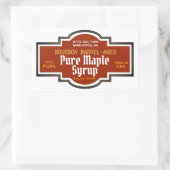 Maple stroop vat verouderd oude stijl label (Tas)