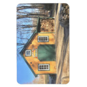 Maple Sugar House in Parmelee Boerderij Magneet (Verticaal)