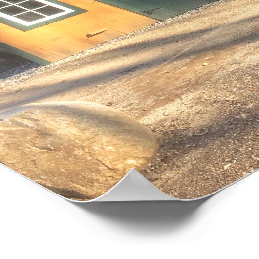 Maple Sugar House in Parmelee Boerderij Poster (Hoek)