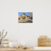 Maple Sugar House in Parmelee Boerderij Poster (Keuken)