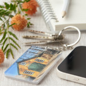 Maple Sugar House in Parmelee Boerderij Sleutelhanger (Voorkant Rechts)