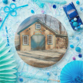 Maple Sugar House Papieren Bordje (Feest)