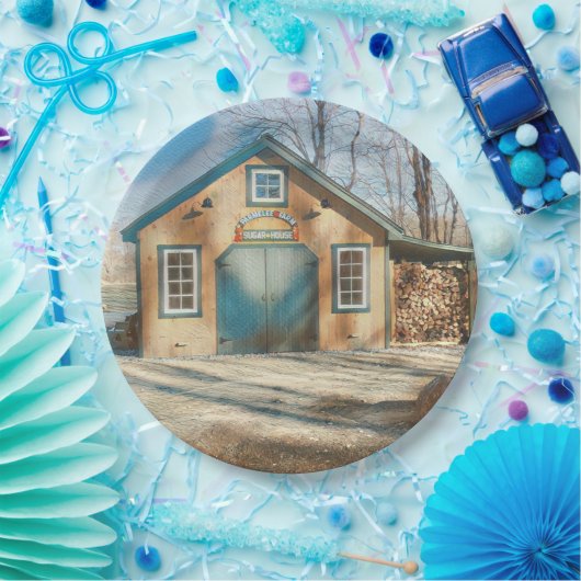 Maple Sugar House Papieren Bordje (Feest)