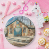 Maple Sugar House Papieren Bordje (Feest)