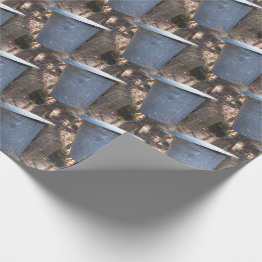 Maple Sugar Sap Bucket Natuur Patroon Cadeaupapier (Hoek)