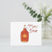 Maple Syrup Briefkaart (Staand voorkant)