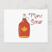 Maple Syrup Briefkaart (Voorkant)