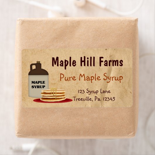 Maple Syrup Business Label (Insitu)