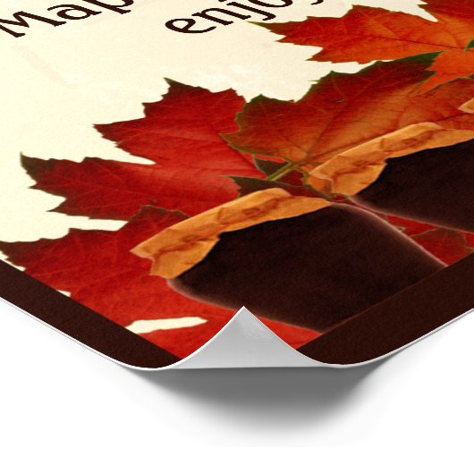 Maple Syrup Country Kitchen Poster (Hoek)