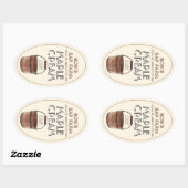 Maple Syrup Creme Snoep Sugar Label met Bucket (Vel)