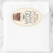 Maple Syrup Creme Snoep Sugar Label met Bucket (Tas)