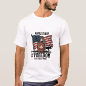 Maple Syrup & Freedom 51 State Strong T-shirt (Voorkant)