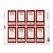 Maple Syrup Jar Label 2 (Full Sheet)