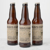 Maple Syrup Kraft Barrel Aged Bucket Label Bier Etiket (Flessen)
