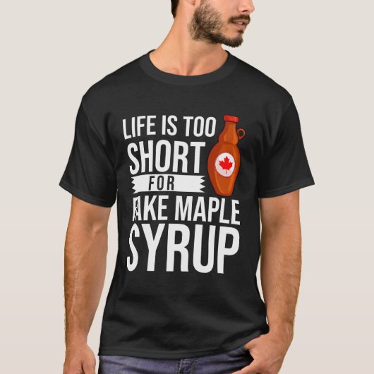 Maple Syrup Maple Tree Tapping Canada T-shirt (Voorkant)