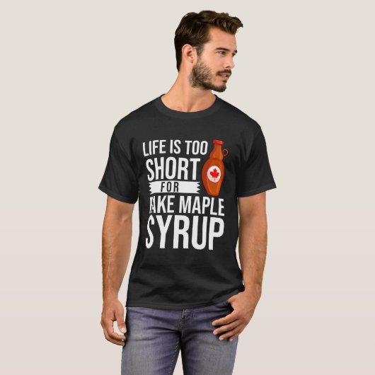 Maple Syrup Maple Tree Tapping Canada T-shirt (Voorkant volledig)