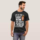 Maple Syrup Maple Tree Tapping Canada T-shirt (Voorkant volledig)