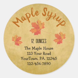 Maple Syrup Maple verliest zakelijke Sticker
